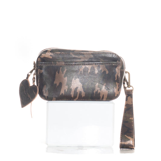 ESSENTIALS BAG - FULL LEATHER COLLECTION - CAMOUFLAGE