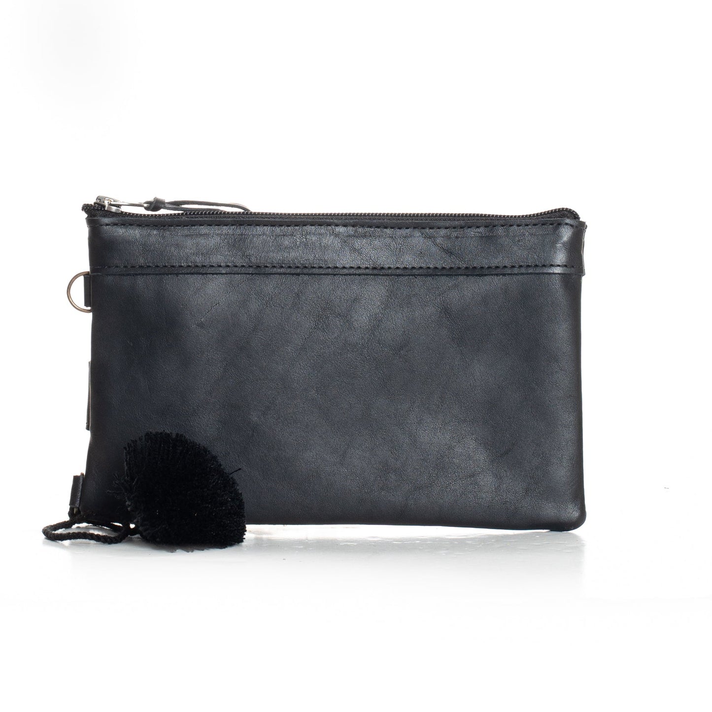 EVERYTHING CLUTCH - FULL LEATHER COLLECTION - BLACK LEATHER