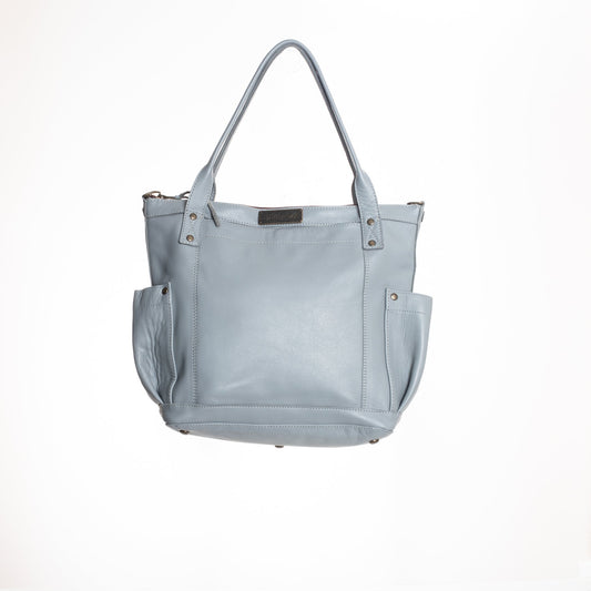 THE PERFECT BAG MEDIUM - FULL LEATHER - GREY