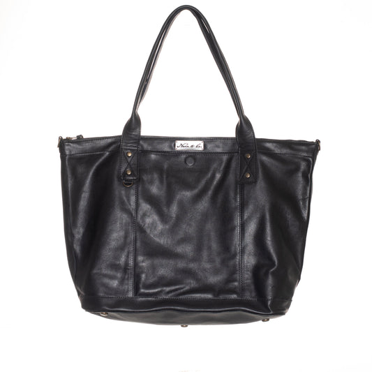 THE PERFECT OVERNIGHTER - FULL LEATHER - BLACK