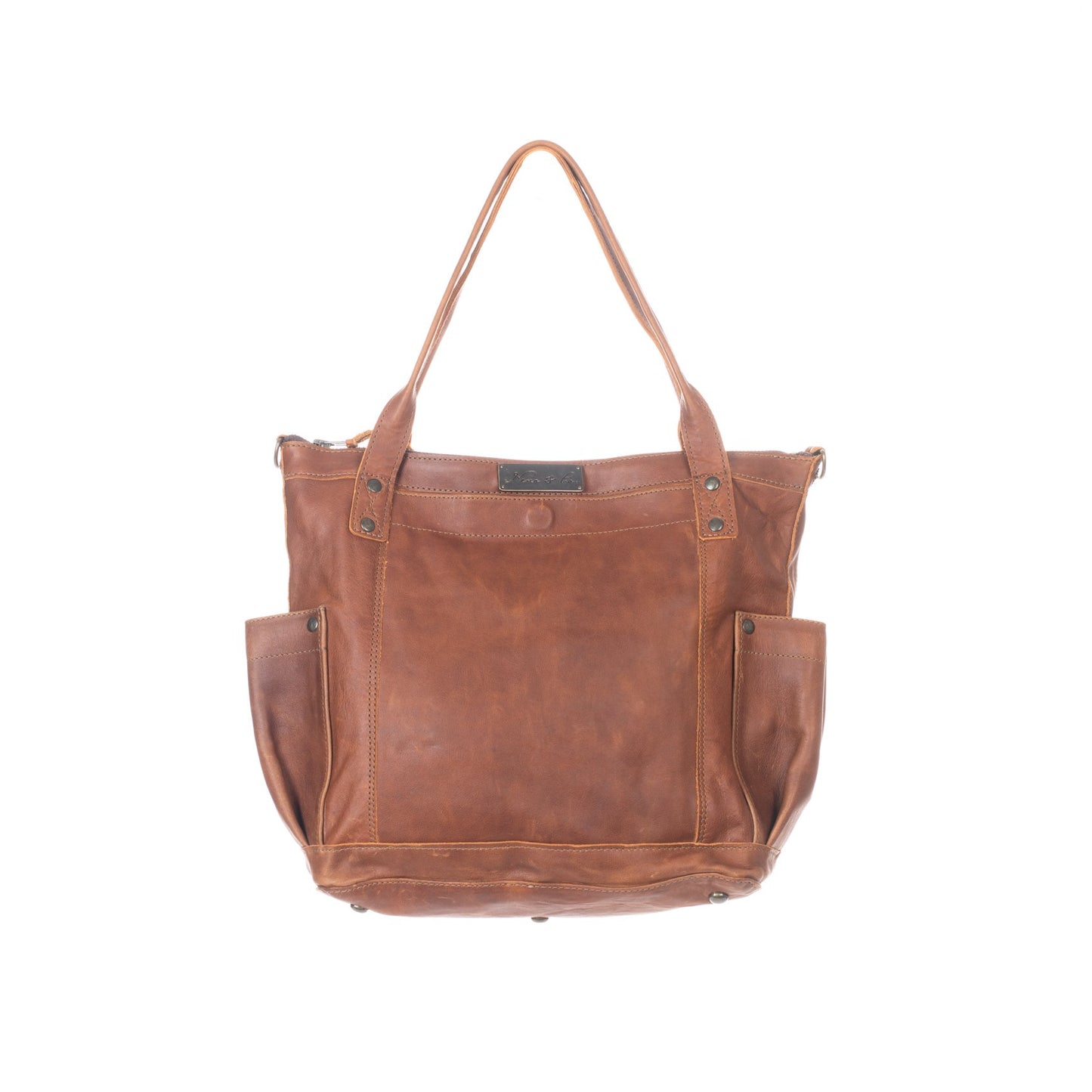 THE PERFECT BAG MEDIUM - FULL LEATHER - CAFE