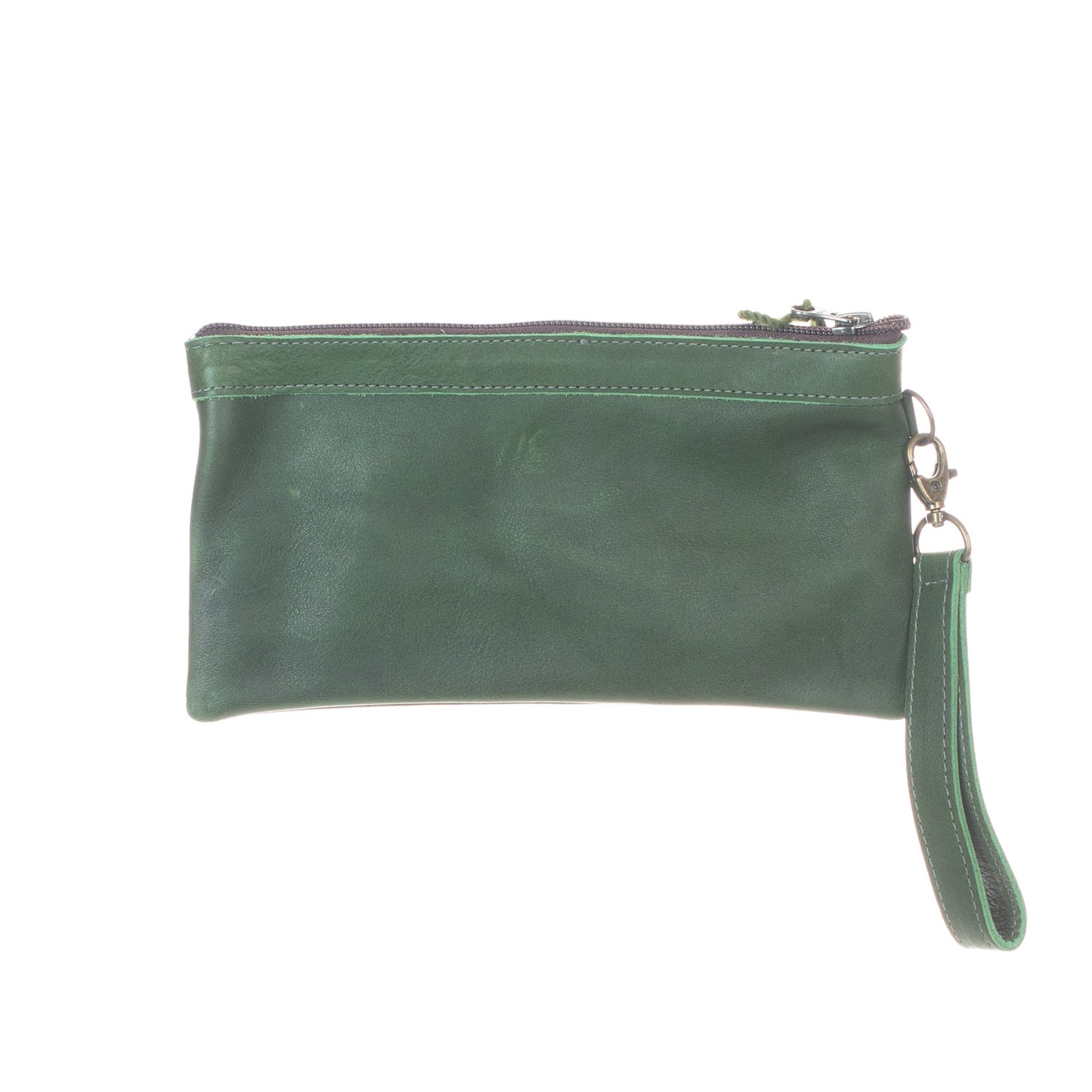 THE PERFECT CLUTCH - FULL LEATHER - SIENNA