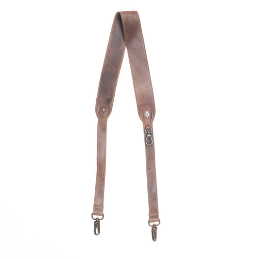 UTILITY STRAP - FULL LEATHER COLLECTION - MOCHA LEATHER