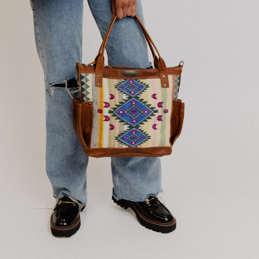 HERITAGE & SOCIETY WOMANHOOD - THE PERFECT BAG MEDIUM - LA PLAYA - CAFE LEATHER