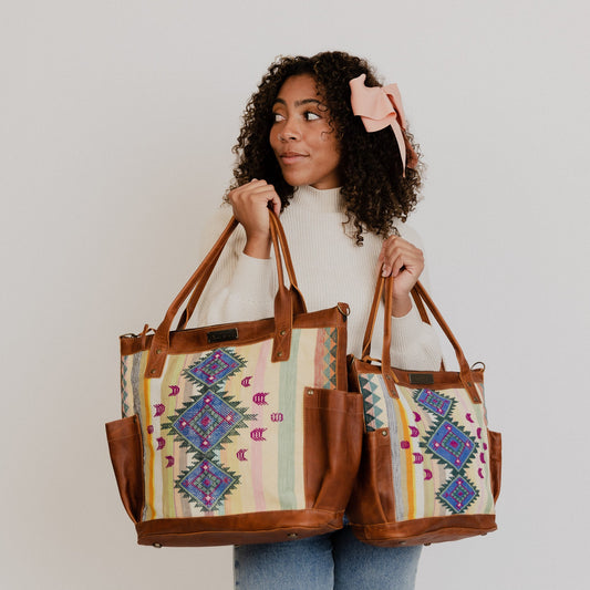 HERITAGE & SOCIETY WOMANHOOD - THE PERFECT BAG MEDIUM - LA PLAYA - CAFE LEATHER