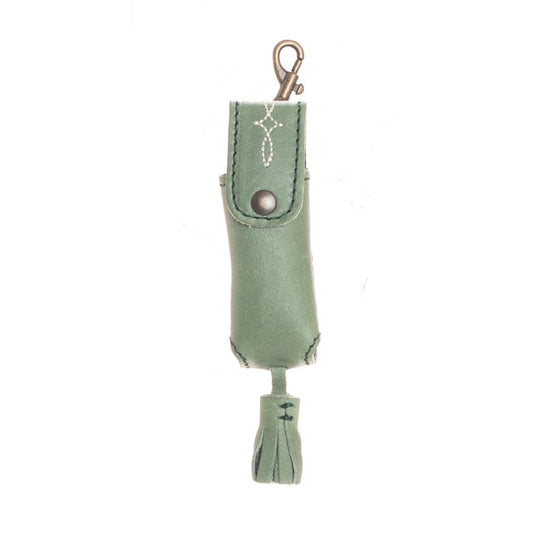 LIPSTICK CHARM - MEXICO COLLECTION - JADE LEATHER