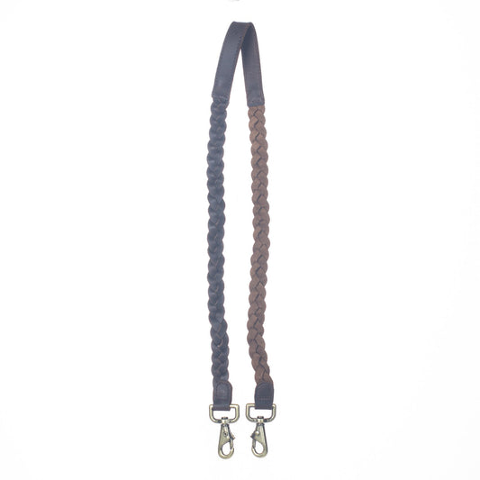 BRAIDED SHOULDER STRAP - MEXICO COLLECTION - PAINTHORSE TUMBLED LEATHER