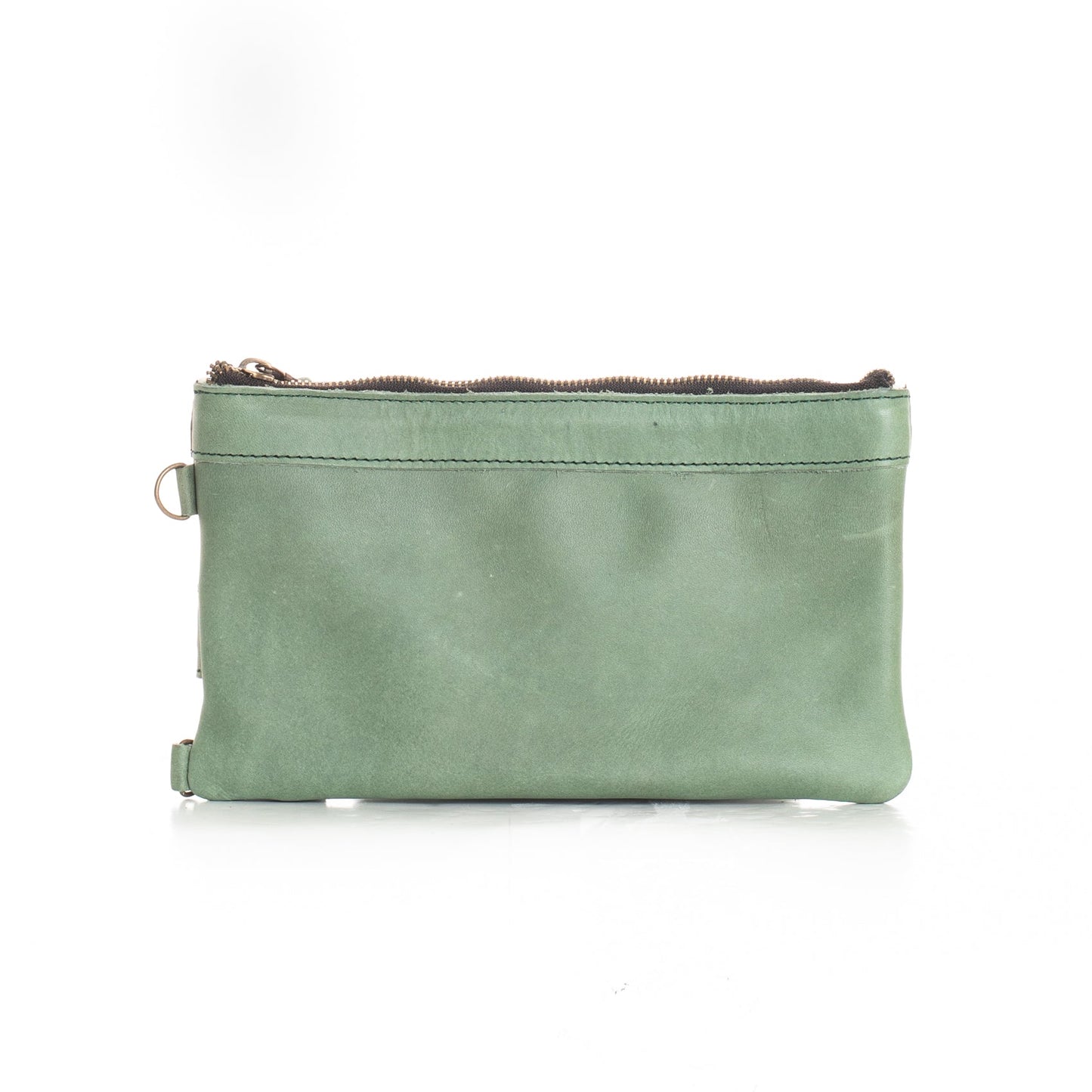 EVERYTHING CLUTCH - MEXICO COLLECTION - FULL LEATHER - JADE
