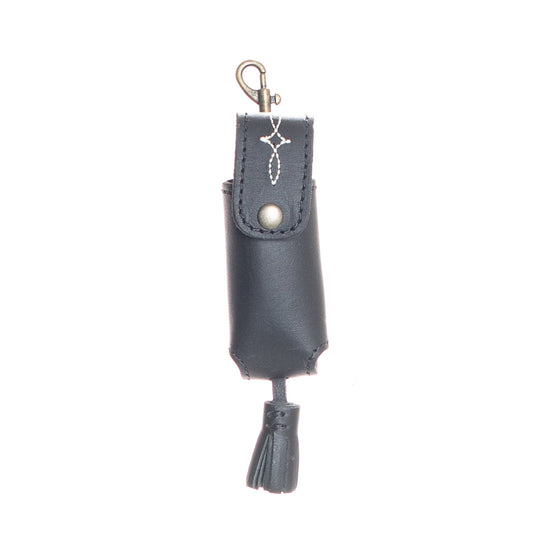 LIPSTICK CASE - MEXICO COLLECTION - BLACK LEATHER