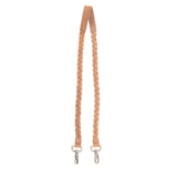 BRAIDED SHOULDER STRAP - MEXICO - TOBACCO