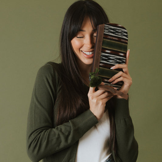 OG MINI CLUTCH - ALTA - CAOBA LEATHER
