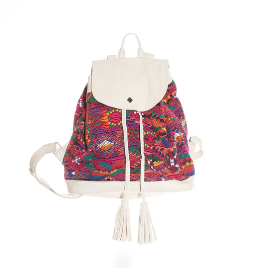 **CLOSEOUT** DRAWSTRING BUCKET BACKPACK - OOAK - BONE - NO. 24246