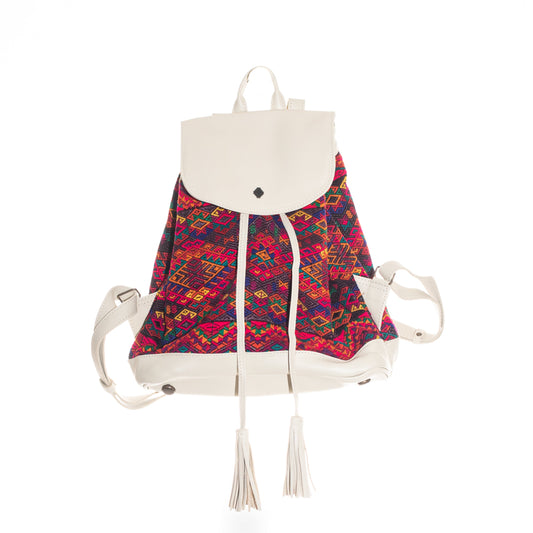 **CLOSEOUT** DRAWSTRING BUCKET BACKPACK - OOAK - BONE - NO. 24252