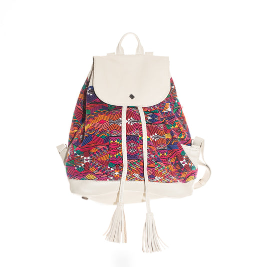 **CLOSEOUT** DRAWSTRING BUCKET BACKPACK - OOAK - BONE - NO. 24256