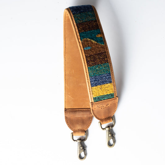 MEDIUM LENGTH STRAP - MEXICO COLLECTION - HANDWOVEN TEXTILE - NO. 17198