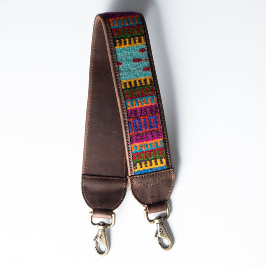 MEDIUM LENGTH STRAP - MEXICO COLLECTION - HANDWOVEN TEXTILE - NO. 17052