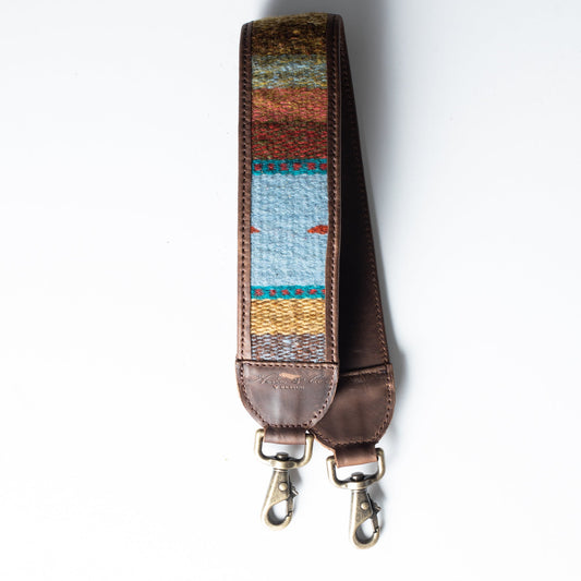 MEDIUM LENGTH STRAP - MEXICO COLLECTION - HANDWOVEN TEXTILE - NO. 17054