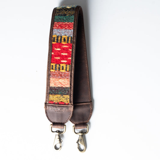 MEDIUM LENGTH STRAP - MEXICO COLLECTION - HANDWOVEN TEXTILE - NO. 17082