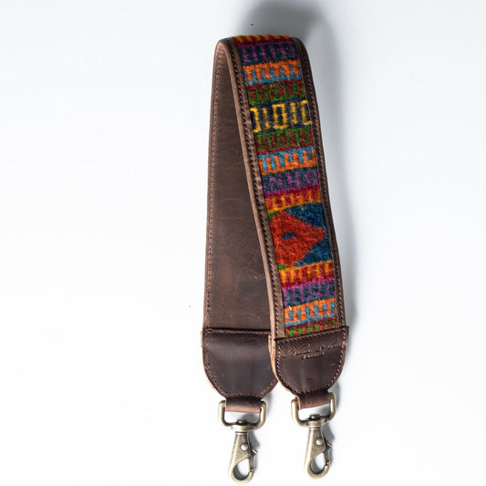 MEDIUM LENGTH STRAP - MEXICO COLLECTION - HANDWOVEN TEXTILE - NO. 17098