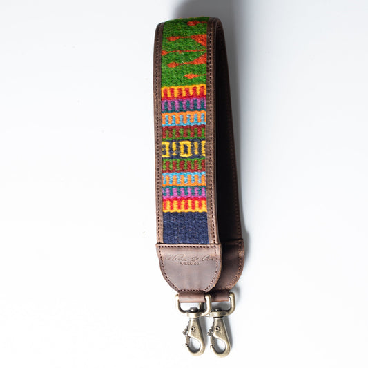 MEDIUM LENGTH STRAP - MEXICO COLLECTION - HANDWOVEN TEXTILE - NO. 17098