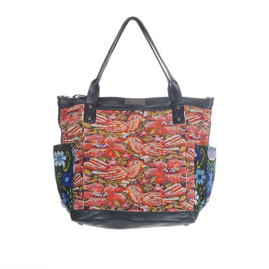THE PERFECT BAG FULL CORTE POCKETS - BLACK LEATHER - ONE OF A KIND NO. 91890