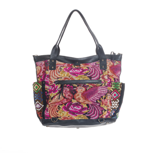 THE PERFECT BAG FULL CORTE POCKETS - BLACK LEATHER - ONE OF A KIND NO. 91908