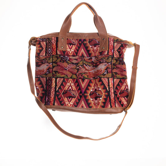 OG DAY BAG - ONE OF A KIND COLLECTION - CAFE LEATHER - NO. 22228