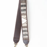 HANDWOVEN BAG STRAP - MEXICO COLLECTION - PAINTHORSE TUMBLED LEATHER NO. 86028
