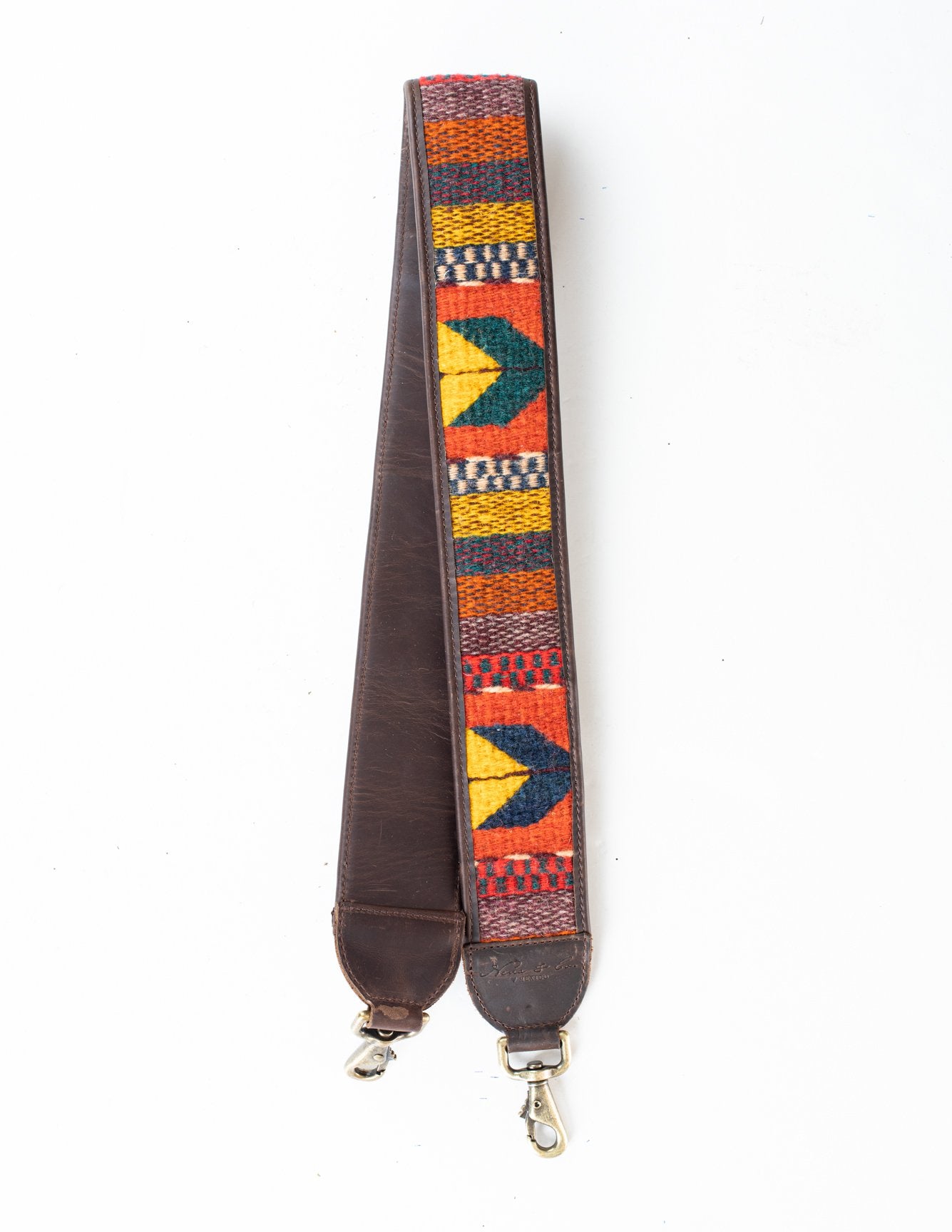 HANDWOVEN BAG STRAP - MEXICO COLLECTION - PAINTHORSE TUMBLED LEATHER NO. 86080