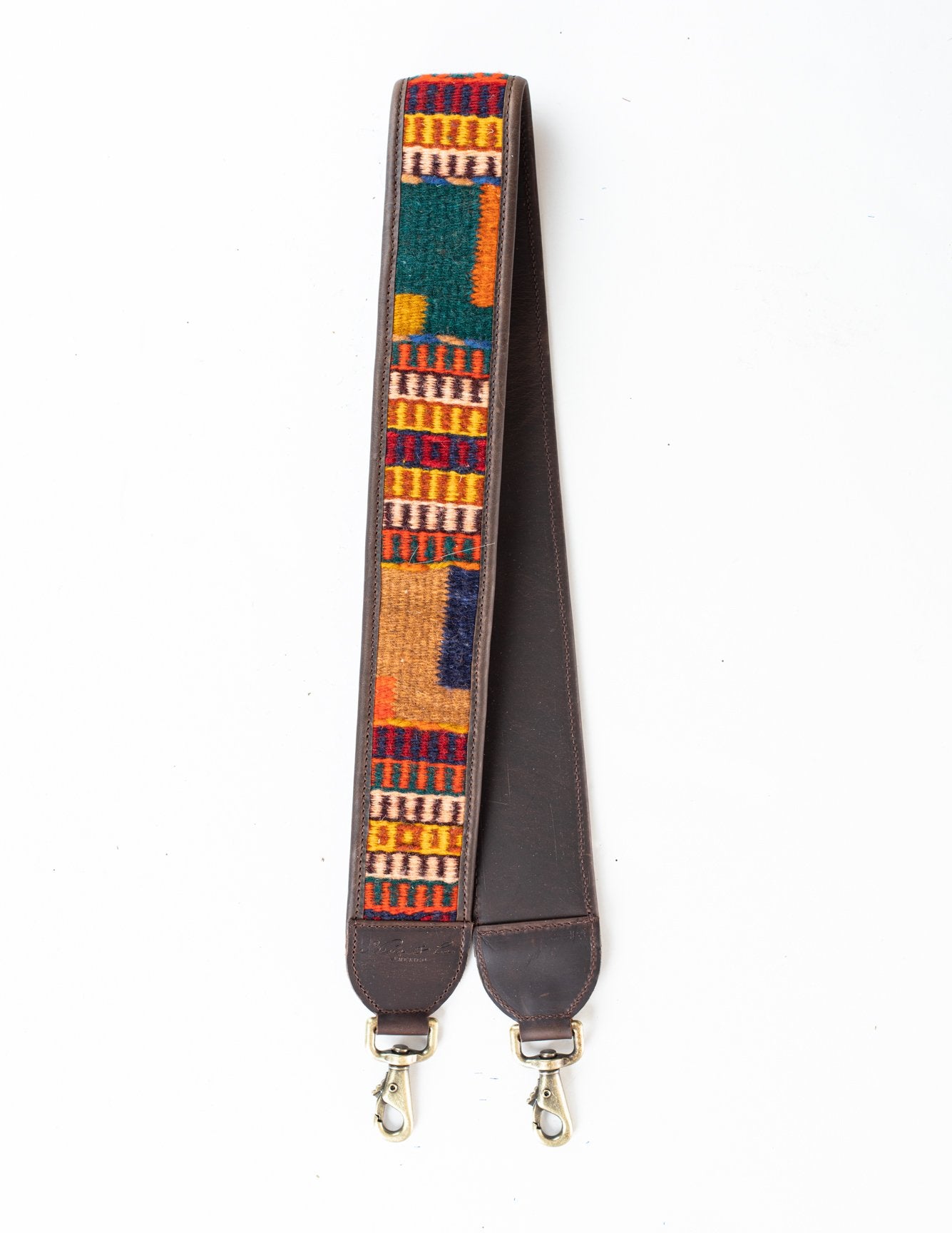 HANDWOVEN BAG STRAP - MEXICO COLLECTION - PAINTHORSE TUMBLED LEATHER NO. 86088