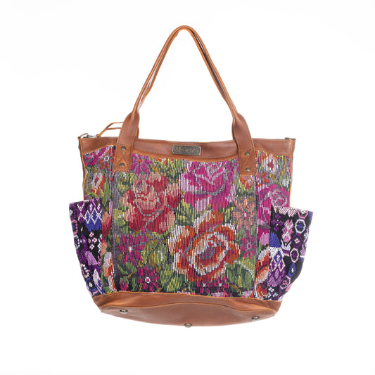 THE PERFECT BAG FULL CORTE POCKETS - CAFE LEATHER - ONE OF A KIND NO. 90562
