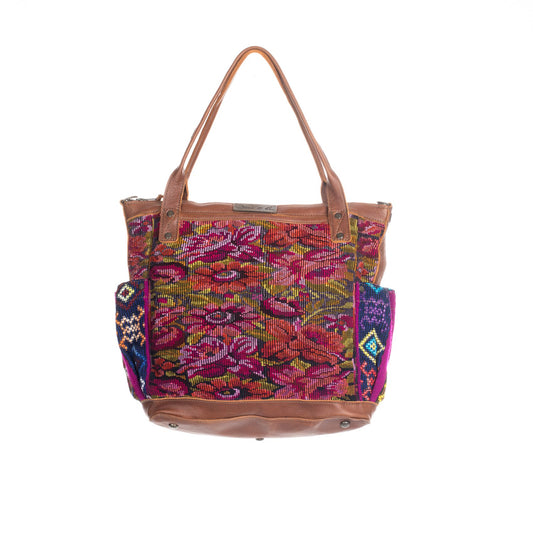 THE PERFECT BAG MEDIUM CORTE POCKETS - CAFE LEATHER - ONE OF A KIND NO. 82086