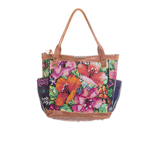 THE PERFECT BAG MEDIUM CORTE POCKETS - CAFE LEATHER - ONE OF A KIND NO. 83636