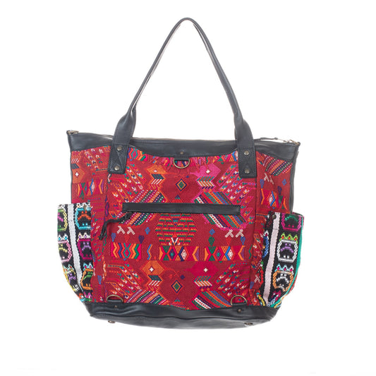 THE PERFECT BAG FULL CORTE POCKETS - BLACK LEATHER - ONE OF A KIND NO. 48910