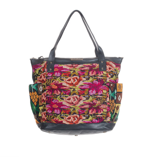 THE PERFECT BAG FULL CORTE POCKETS - BLACK LEATHER - ONE OF A KIND NO. 86626