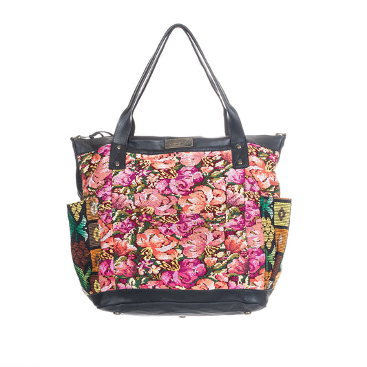 THE PERFECT BAG FULL CORTE POCKETS - BLACK LEATHER - ONE OF A KIND NO. 86634