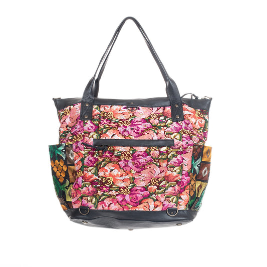 THE PERFECT BAG FULL CORTE POCKETS - BLACK LEATHER - ONE OF A KIND NO. 86634