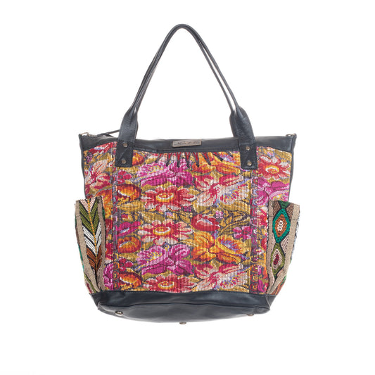 THE PERFECT BAG FULL CORTE POCKETS - BLACK LEATHER - ONE OF A KIND NO. 86644
