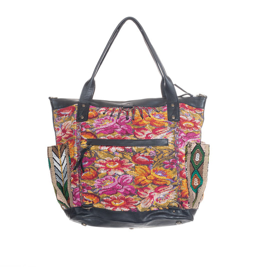 THE PERFECT BAG FULL CORTE POCKETS - BLACK LEATHER - ONE OF A KIND NO. 86644