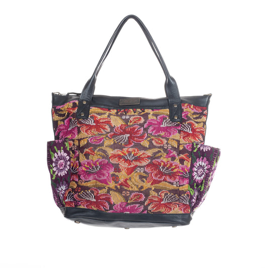 THE PERFECT BAG FULL CORTE POCKETS - BLACK LEATHER - ONE OF A KIND NO. 84874