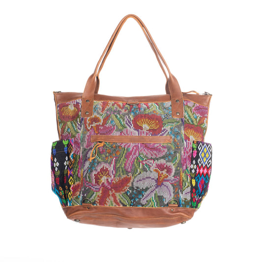 THE PERFECT BAG FULL CORTE POCKETS - CAFE LEATHER - ONE OF A KIND NO. 85442
