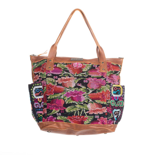 THE PERFECT BAG FULL CORTE POCKETS - CAFE LEATHER - ONE OF A KIND NO. 85454