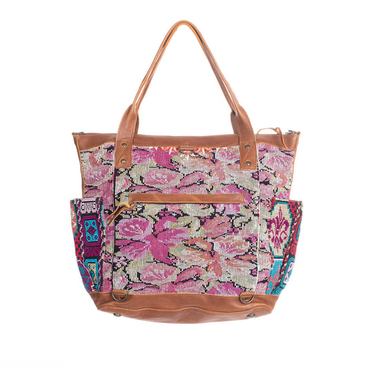 THE PERFECT BAG FULL CORTE POCKETS - CAFE LEATHER - ONE OF A KIND NO. 85460