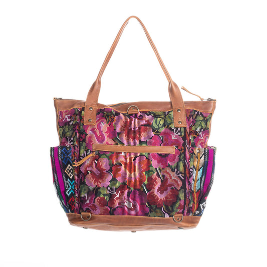 THE PERFECT BAG FULL CORTE POCKETS - CAFE LEATHER - ONE OF A KIND NO. 85494