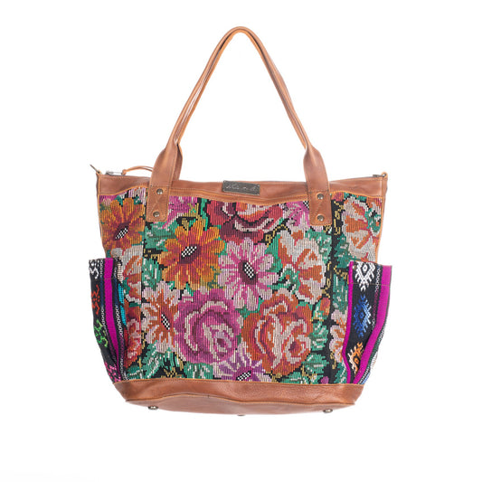 THE PERFECT BAG FULL CORTE POCKETS - CAFE LEATHER - ONE OF A KIND NO. 85506