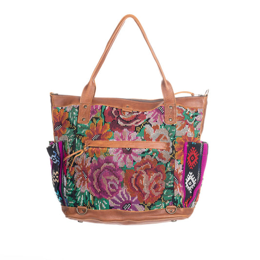 THE PERFECT BAG FULL CORTE POCKETS - CAFE LEATHER - ONE OF A KIND NO. 85506