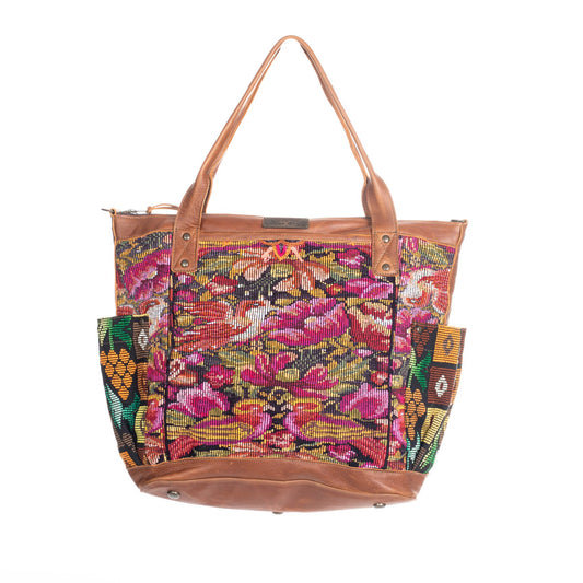 THE PERFECT BAG FULL CORTE POCKETS - CAFE LEATHER - ONE OF A KIND NO. 85510