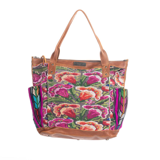 THE PERFECT BAG FULL CORTE POCKETS - CAFE LEATHER - ONE OF A KIND NO. 85520