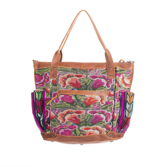 THE PERFECT BAG FULL CORTE POCKETS - CAFE LEATHER - ONE OF A KIND NO. 85520