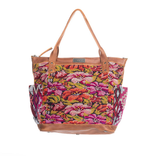 THE PERFECT BAG FULL CORTE POCKETS - CAFE LEATHER - ONE OF A KIND NO. 85568